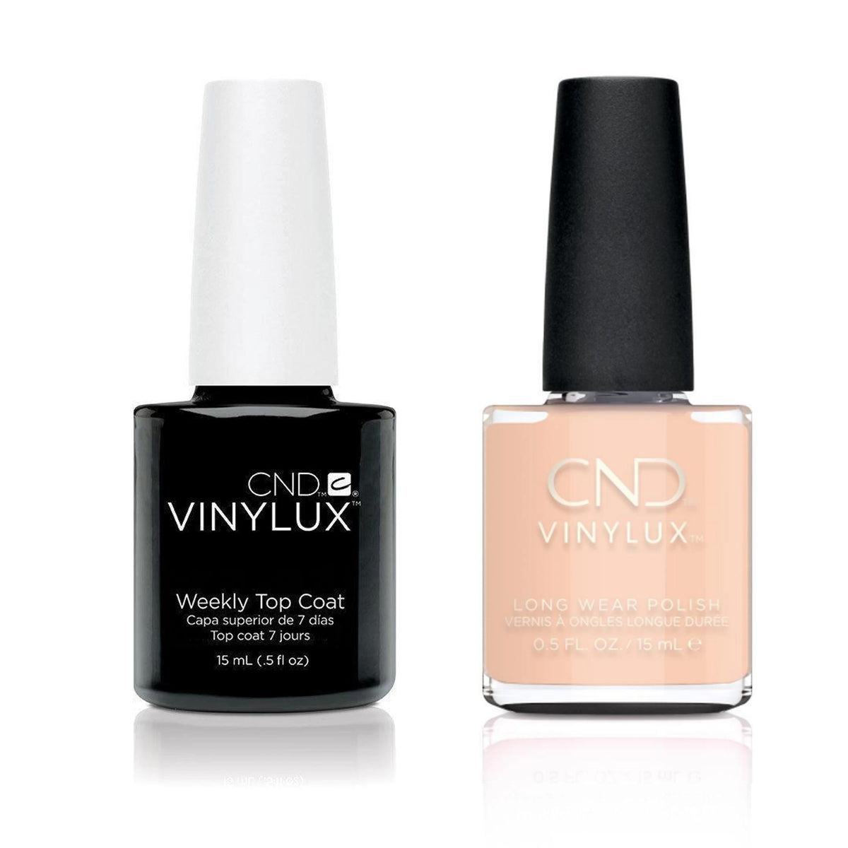 CND - Vinylux Topcoat & Linen Luxury 0.5 oz - #401 - Nail Lacquer - Nail Polish at Beyond Polish