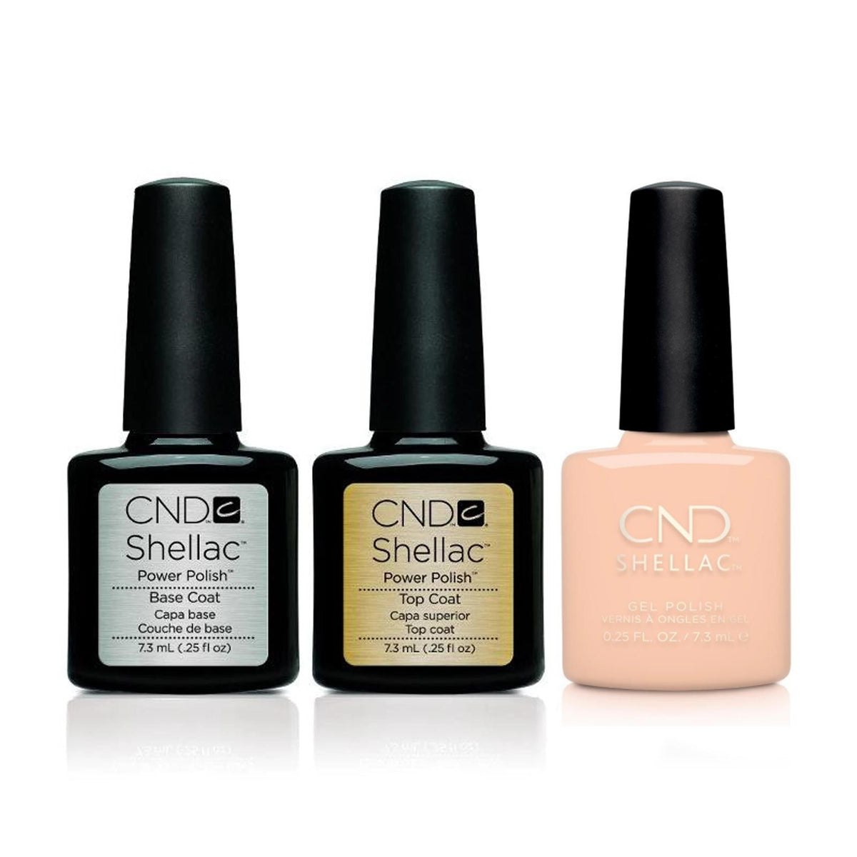 CND - Shellac Combo - Base, Top & Linen Luxury - Gel Polish - Nail Polish at Beyond Polish