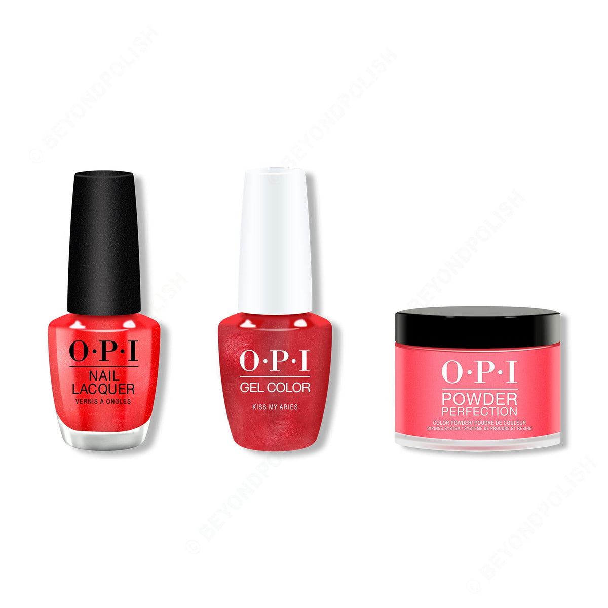 OPI - Gel, Lacquer & Dip Combo - Kiss My Aries - Gel, Lacquer & Dip - Nail Polish at Beyond Polish