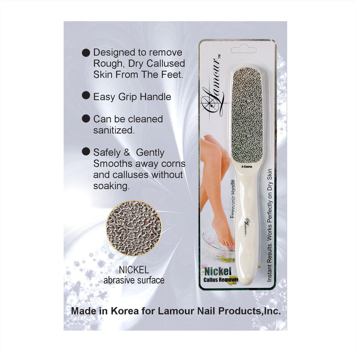 Lamour - Nickel Foot File Callus Remover - #NK900 - Manicure & Pedicure Tools - Nail Polish at Beyond Polish