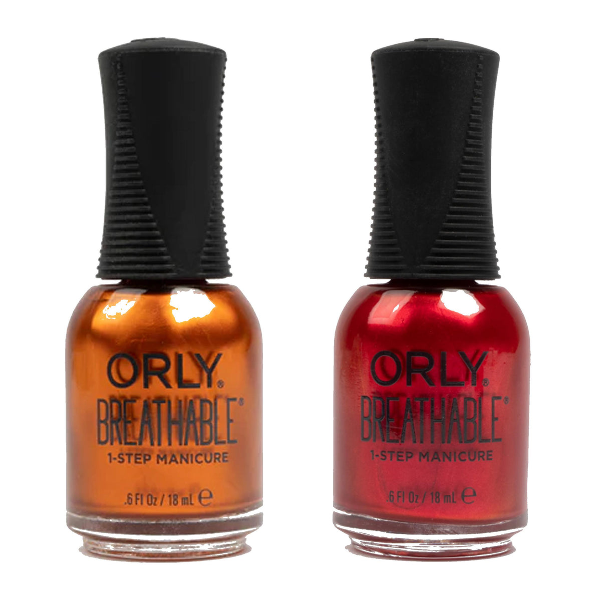 Orly Nail Lacquer Breathable - Light My (Camp)Fire & Cran-Barely Believe It - Nail Lacquer - Nail Polish at Beyond Polish