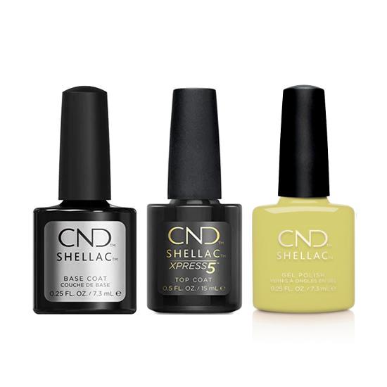 CND - Shellac Xpress5 Combo - Base, Top & Mind Over Matcha - Gel Polish - Nail Polish at Beyond Polish
