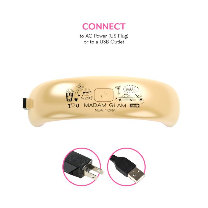 Madam Glam - Tools - NY GOLD Pocket LED Lamp - Manicure & Pedicure Tools - Nail Polish at Beyond Polish