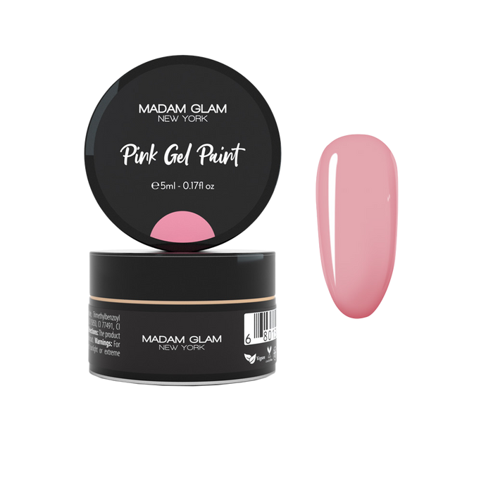 Madam Glam - Pink Gel Paint - Gel Polish - Nail Polish at Beyond Polish