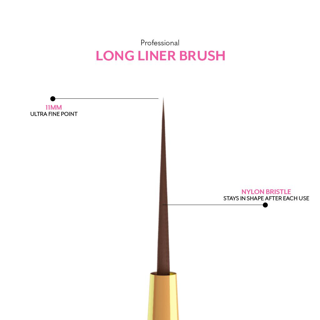 Madam Glam - Tools - Professional Long Fine Liner Nail Brush - Manicure & Pedicure Tools - Nail Polish at Beyond Polish