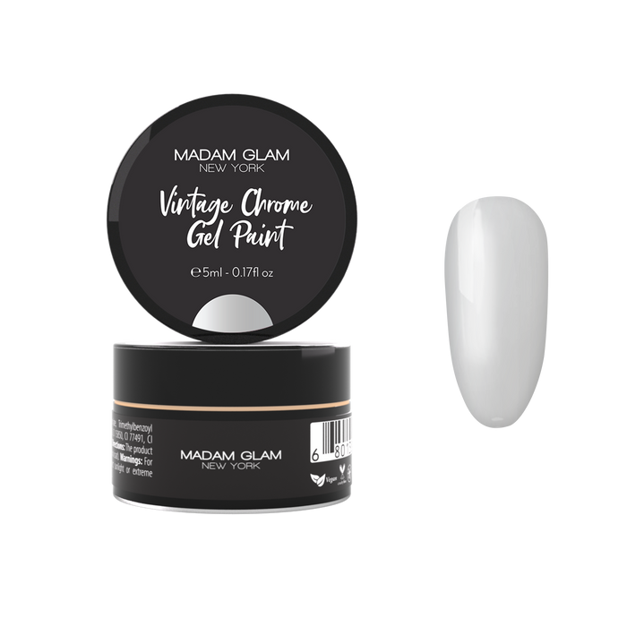Madam Glam - Vintage Chrome Gel Paint - Gel Polish - Nail Polish at Beyond Polish