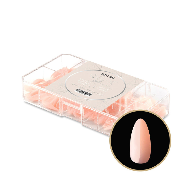 apres - Neutrals Gel-X Tips 2.0 - Chloe Natural Almond Medium (150 pcs) - Nail Extensions - Nail Polish at Beyond Polish
