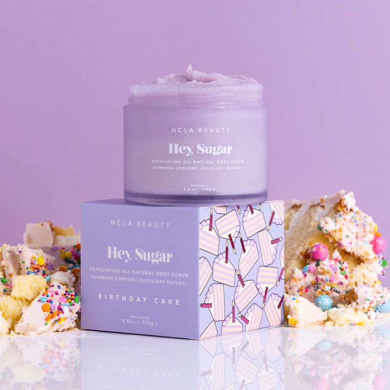 NCLA - Hey, Sugar All Natural Body Scrub - Birthday Cake - Body & Skin - Nail Polish at Beyond Polish