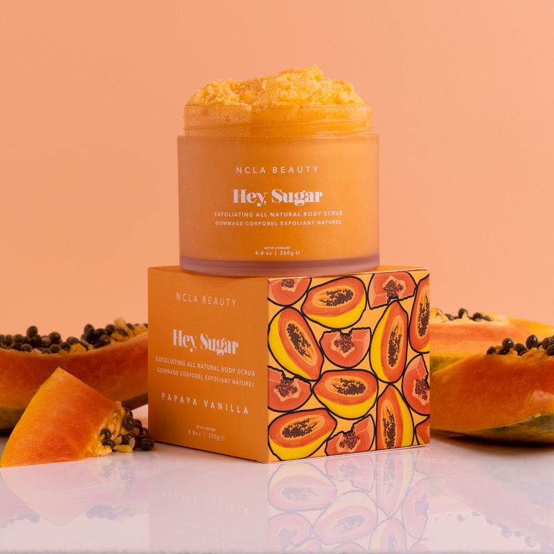 NCLA - Hey, Sugar All Natural Body Scrub - Papaya Vanilla - Body & Skin - Nail Polish at Beyond Polish