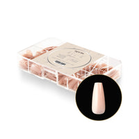 Apres - Neutrals Gel-X Tips - Maisie Coffin Medium (150 pcs) - Nail Extensions - Nail Polish at Beyond Polish