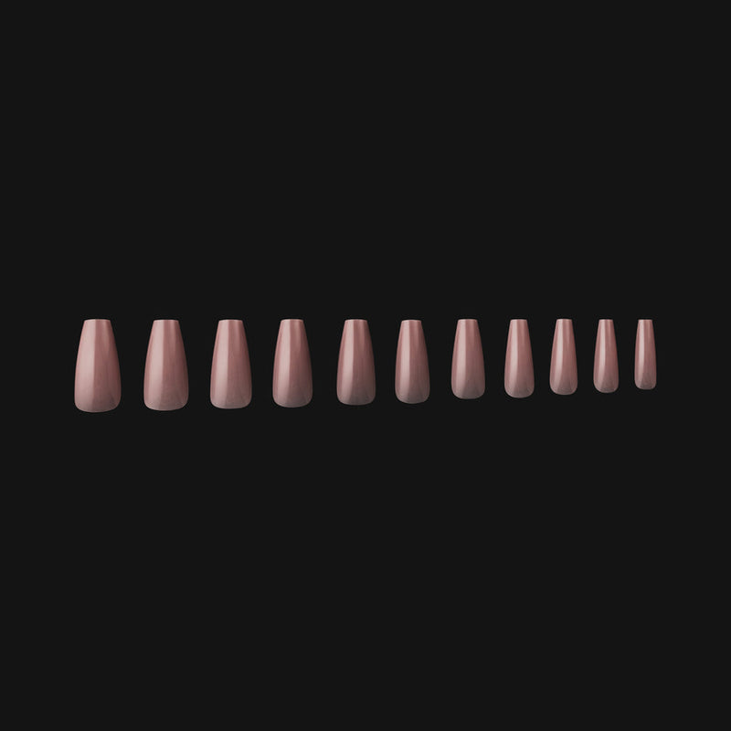 Apres - Neutrals Gel-X Tips - Mia Coffin Medium (150 pcs) - Nail Extensions - Nail Polish at Beyond Polish