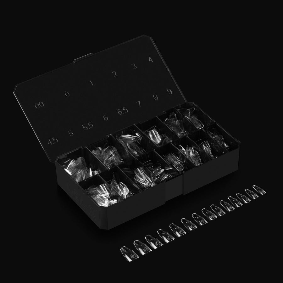 apres - Gel-X Tips 2.0 - Natural Coffin Medium (600 pcs) - Nail Extensions - Nail Polish at Beyond Polish