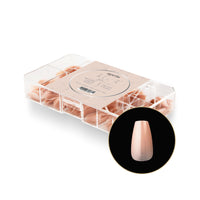 Apres - Neutrals Gel-X Tips - Lila Coffin Short (150 pcs) - Nail Extensions - Nail Polish at Beyond Polish