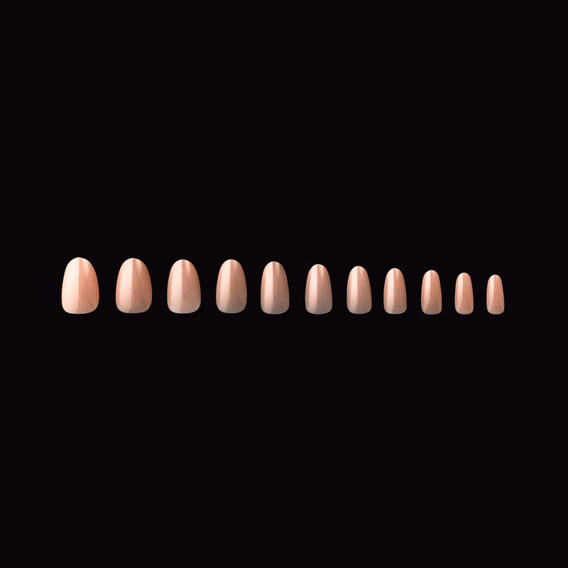 Apres - Neutrals Gel-X Tips - Lila Round Short (150 pcs) - Nail Extensions - Nail Polish at Beyond Polish