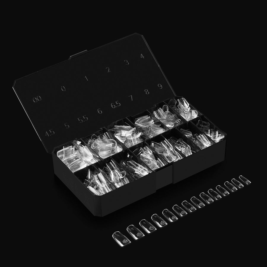 apres - Gel-X Tips 2.0 - Natural Square Medium (600 pcs) - Nail Extensions - Nail Polish at Beyond Polish