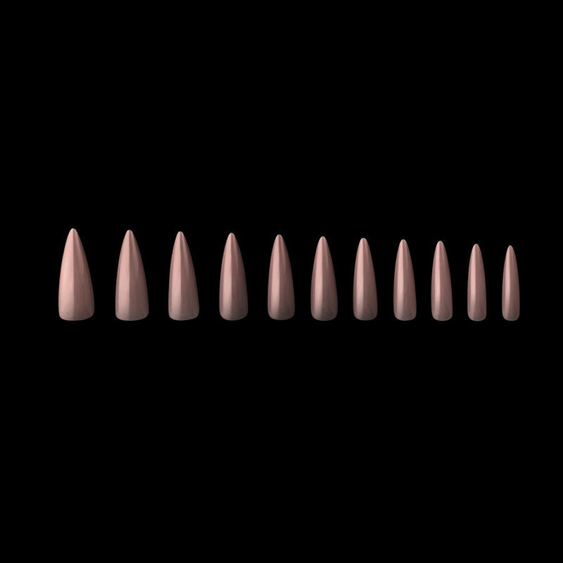 Apres - Neutrals Gel-X Tips - Mia Stiletto Long (150 pcs) - Nail Extensions - Nail Polish at Beyond Polish