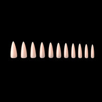 Apres - Neutrals Gel-X Tips - Maisie Stiletto Long (150 pcs) - Nail Extensions - Nail Polish at Beyond Polish