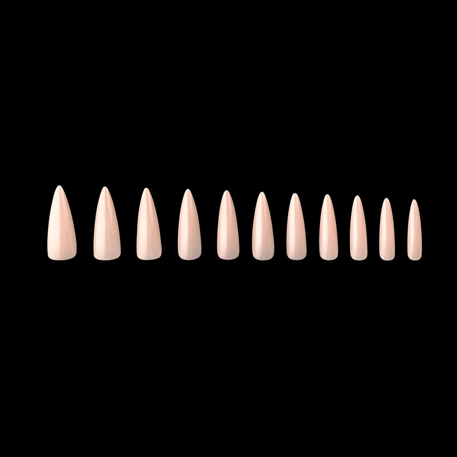 Apres - Neutrals Gel-X Tips - Maisie Stiletto Long (150 pcs) - Nail Extensions - Nail Polish at Beyond Polish