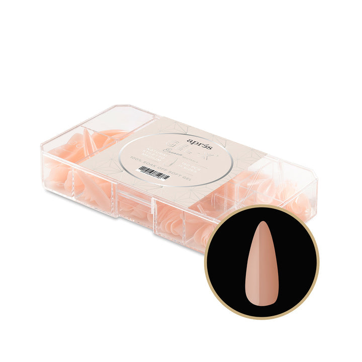 apres - Neutrals Gel-X Tips 2.0 - Emma Natural Stiletto Medium (150 pcs) - Nail Extensions - Nail Polish at Beyond Polish