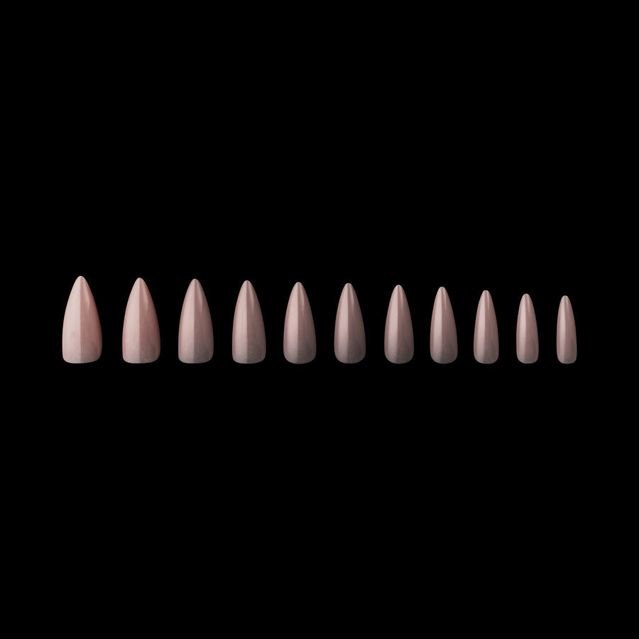 Apres - Neutrals Gel-X Tips - Mia Stiletto Medium (150 pcs) - Nail Extensions - Nail Polish at Beyond Polish
