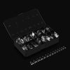 apres - Gel-X Tips 2.0 - Natural Stiletto Short (600 pcs) - Nail Extensions - Nail Polish at Beyond Polish