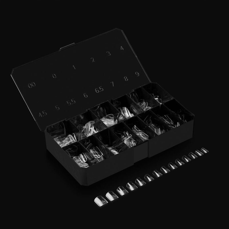 apres - Gel-X Tips 2.0 - Natural Square Extra Short (600 pcs) - Nail Extensions - Nail Polish at Beyond Polish