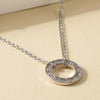 Layered Circle Pendant Chain Necklace - Necklaces - Nail Polish at Beyond Polish