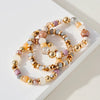 Stone Glass Beaded Bracelet Set - Bracelets - Nail Polish at Beyond Polish
