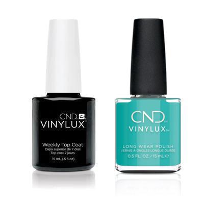 CND - Vinylux Topcoat & Oceanside 0.5 oz - #396 - Nail Lacquer - Nail Polish at Beyond Polish