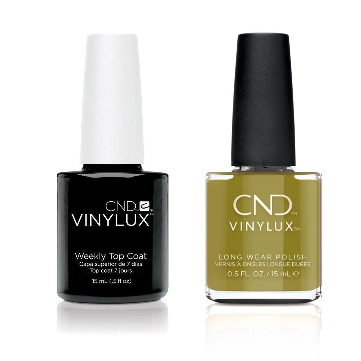CND - Vinylux Topcoat & Olive Grove 0.5 oz - #403 - Nail Lacquer - Nail Polish at Beyond Polish