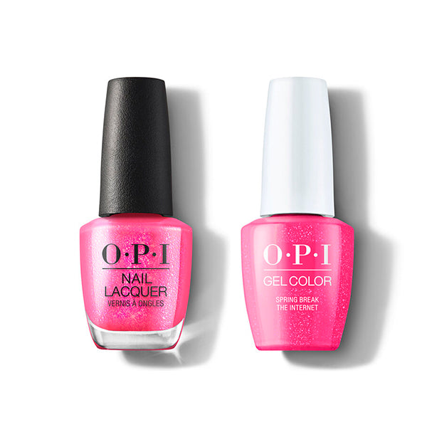 OPI - Gel & Lacquer Combo - Spring Break The Internet - Gel & Lacquer Polish - Nail Polish at Beyond Polish