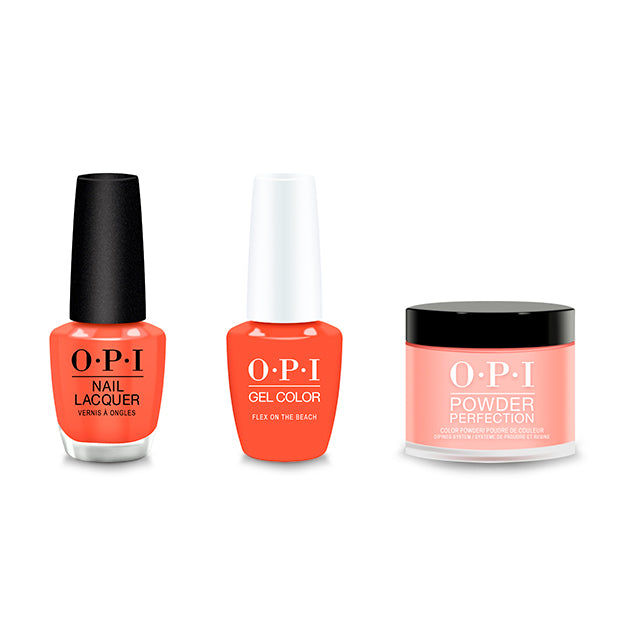 OPI - Gel, Lacquer & Dip Combo - Flex On The Beach - Gel, Lacquer & Dip - Nail Polish at Beyond Polish
