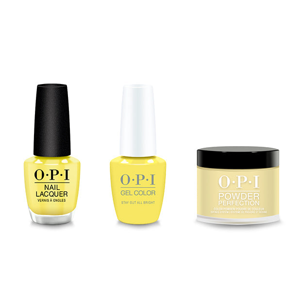 OPI - Gel, Lacquer & Dip Combo - Stay Out All Bright - Gel, Lacquer & Dip - Nail Polish at Beyond Polish