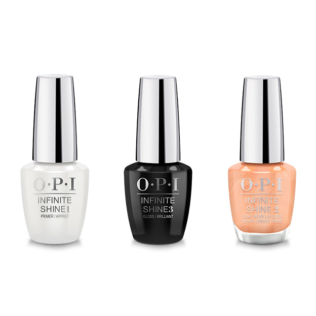 OPI - Infinite Shine Combo - Base, Top & Sanding In Stilettos - Nail Lacquer - Nail Polish at Beyond Polish