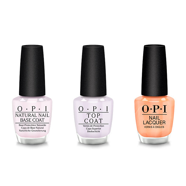 OPI - Nail Lacquer Combo - Base, Top & Sanding In Stilettos - Nail Lacquer - Nail Polish at Beyond Polish