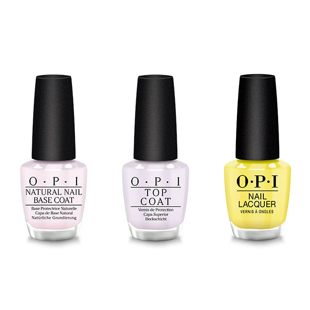 OPI - Nail Lacquer Combo - Base, Top & Stay Out All Bright - Nail Lacquer - Nail Polish at Beyond Polish