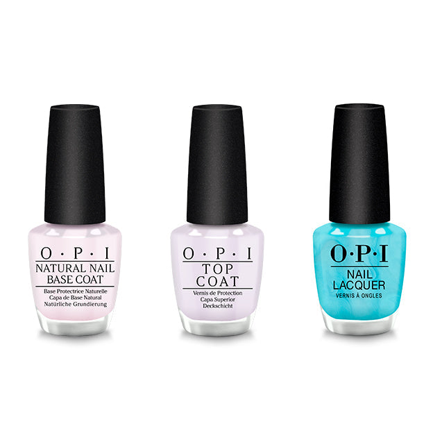 OPI - Nail Lacquer Combo - Base, Top & Surf Naked - Nail Lacquer - Nail Polish at Beyond Polish