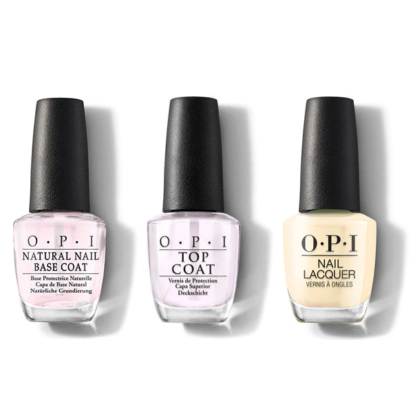 OPI - Nail Lacquer Combo - Base, Top & Blinded By The Ring Light - Nail Lacquer - Nail Polish at Beyond Polish