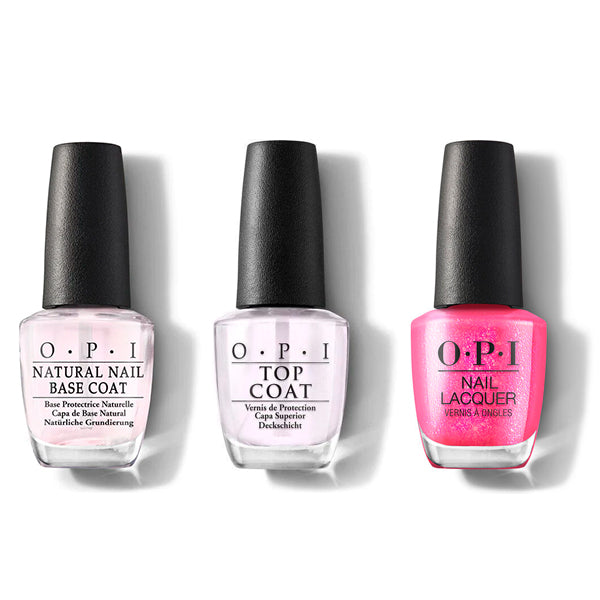OPI - Nail Lacquer Combo - Base, Top & Spring Break The Internet - Nail Lacquer - Nail Polish at Beyond Polish
