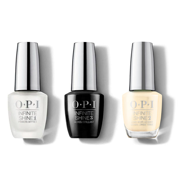 OPI - Infinite Shine Combo - Base, Top & Blinded By The Ring Light - Nail Lacquer - Nail Polish at Beyond Polish