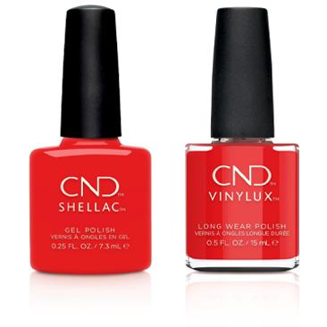 CND - Shellac & Vinylux Combo - Poppy Fields - Gel & Lacquer Polish - Nail Polish at Beyond Polish
