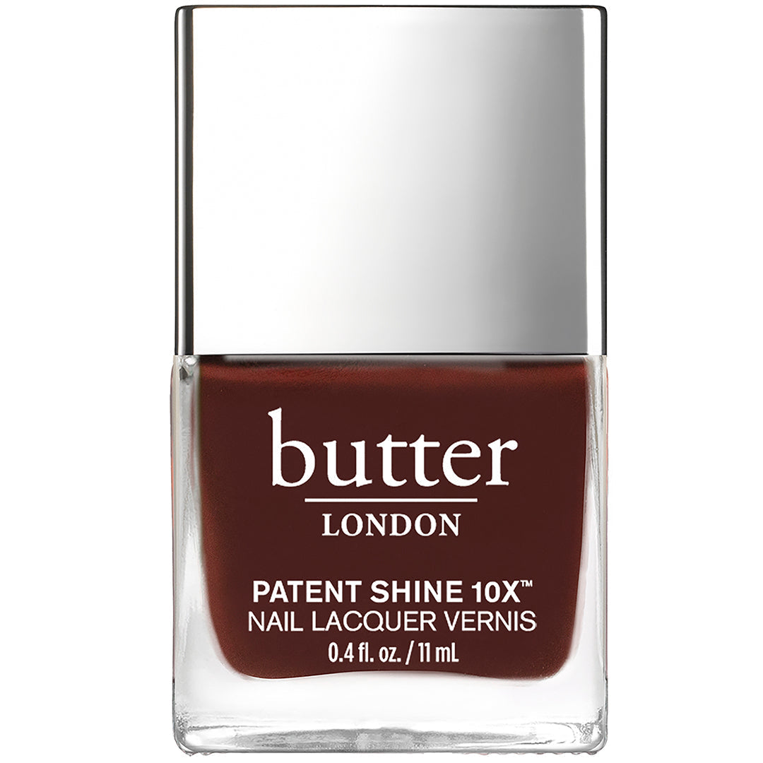 butter LONDON - Patent Shine - Boozy Chocolate - 10X Nail Lacquer - Nail Lacquer - Nail Polish at Beyond Polish