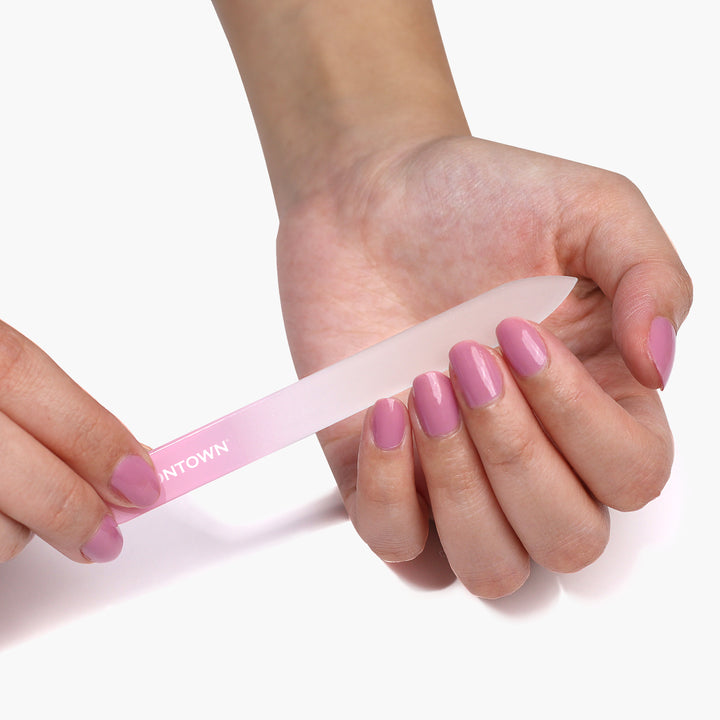 Londontown - Pink Glass Nail File - Manicure & Pedicure Tools - Nail Polish at Beyond Polish