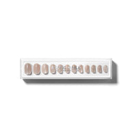 Static Nails - Reusable Pop-On Manicures - Pops For Champagne Round Velvet Effect - Nail Extensions - Nail Polish at Beyond Polish