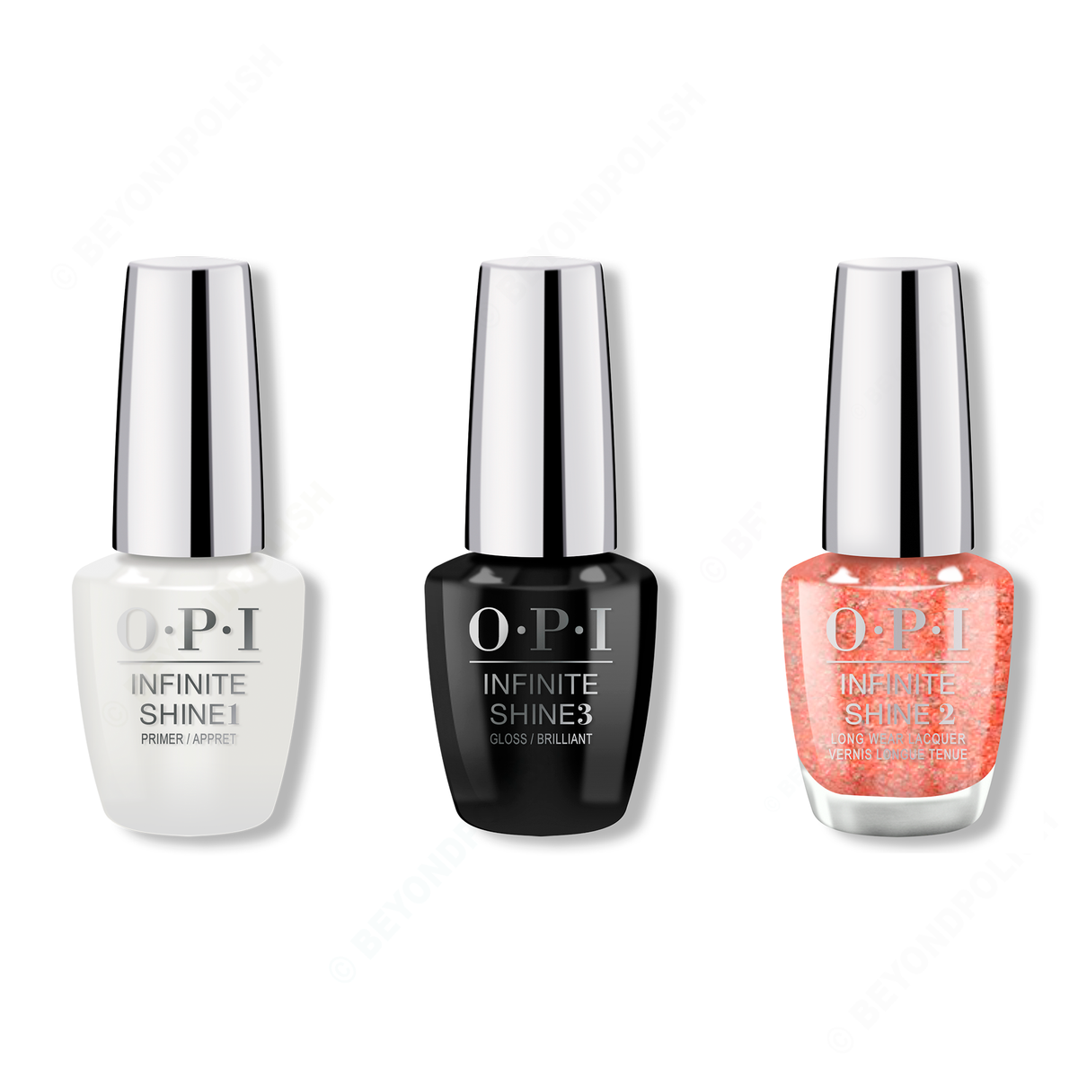 OPI - Infinite Shine Combo - Base, Top & It's a Wonderful Spice - Nail Lacquer - Nail Polish at Beyond Polish