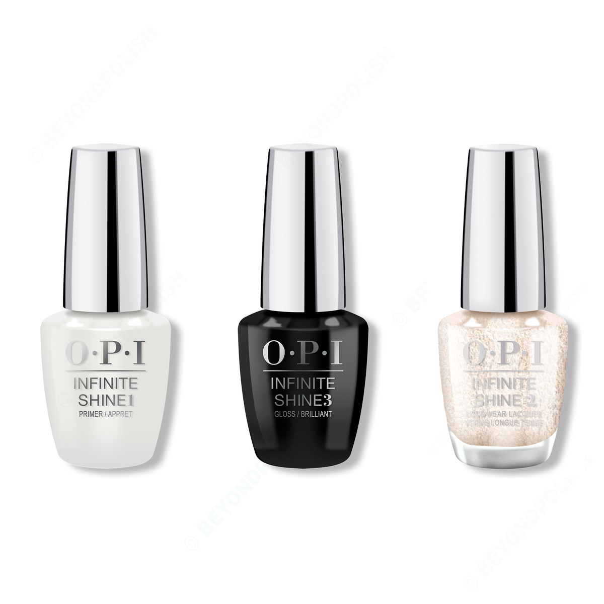 OPI - Infinite Shine Combo - Base, Top & Salty Sweet Nothings - Nail Lacquer - Nail Polish at Beyond Polish