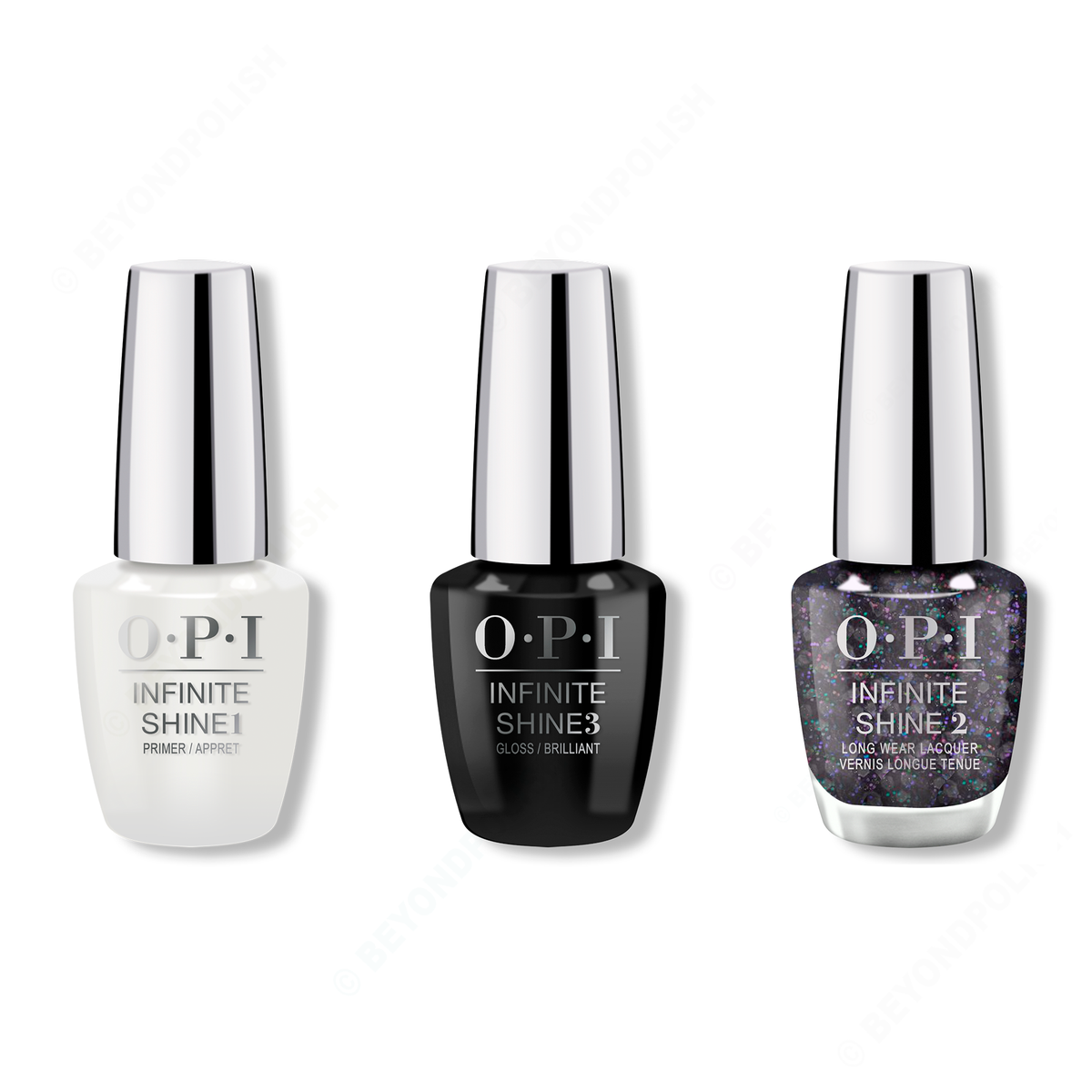 OPI - Infinite Shine Combo - Base, Top & Hot & Coaled - Nail Lacquer - Nail Polish at Beyond Polish