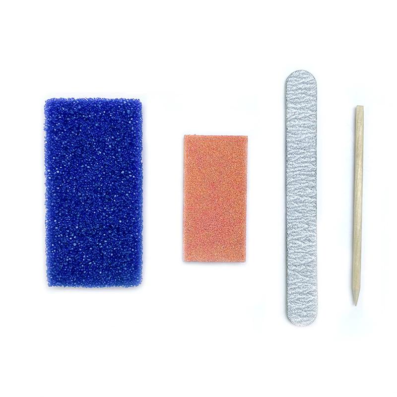 Red Nail Design - Pedicure Kit 4pc (Pumice, Buffer, File, and Pusher) - 1 kit - Manicure & Pedicure Tools - Nail Polish at Beyond Polish