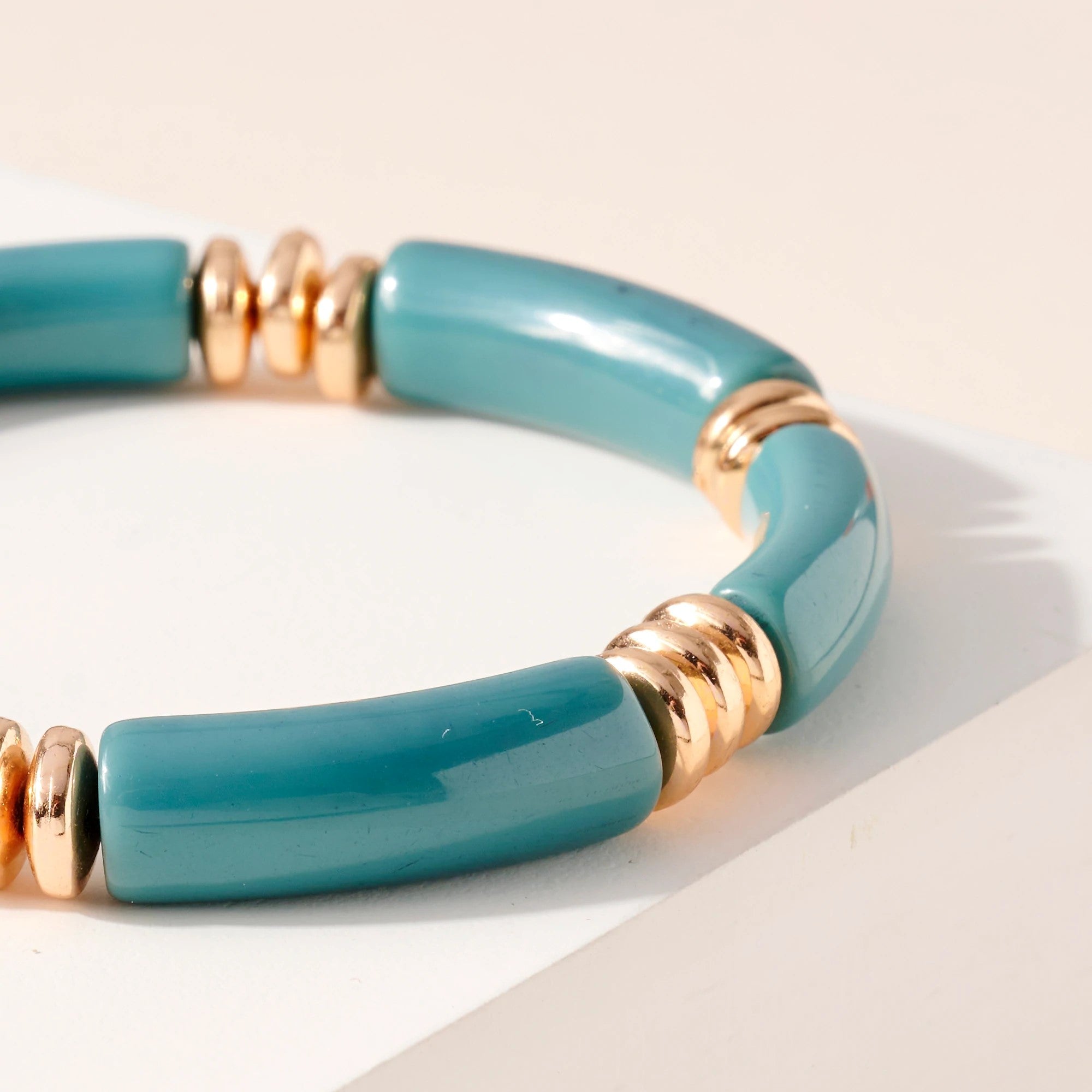 Long Bead Bangle Bracelet - Bracelets - Nail Polish at Beyond Polish