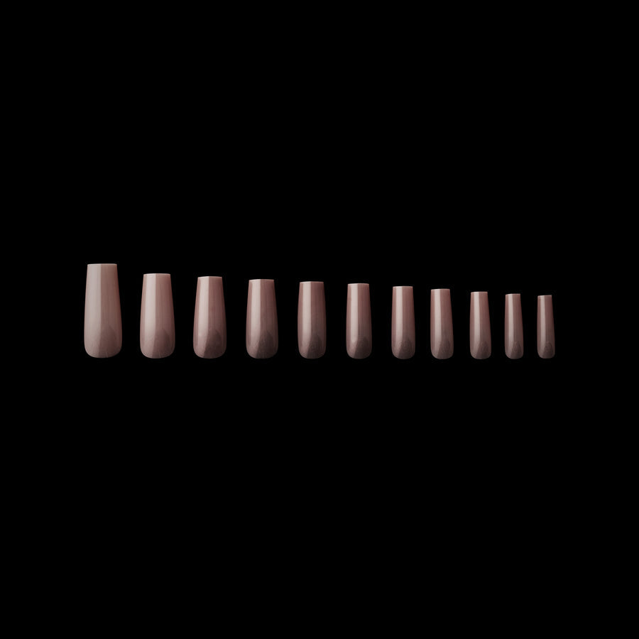 Apres - Neutrals Gel-X Tips - Mia Sculpted Square Long (150 pcs) - Nail Extensions - Nail Polish at Beyond Polish